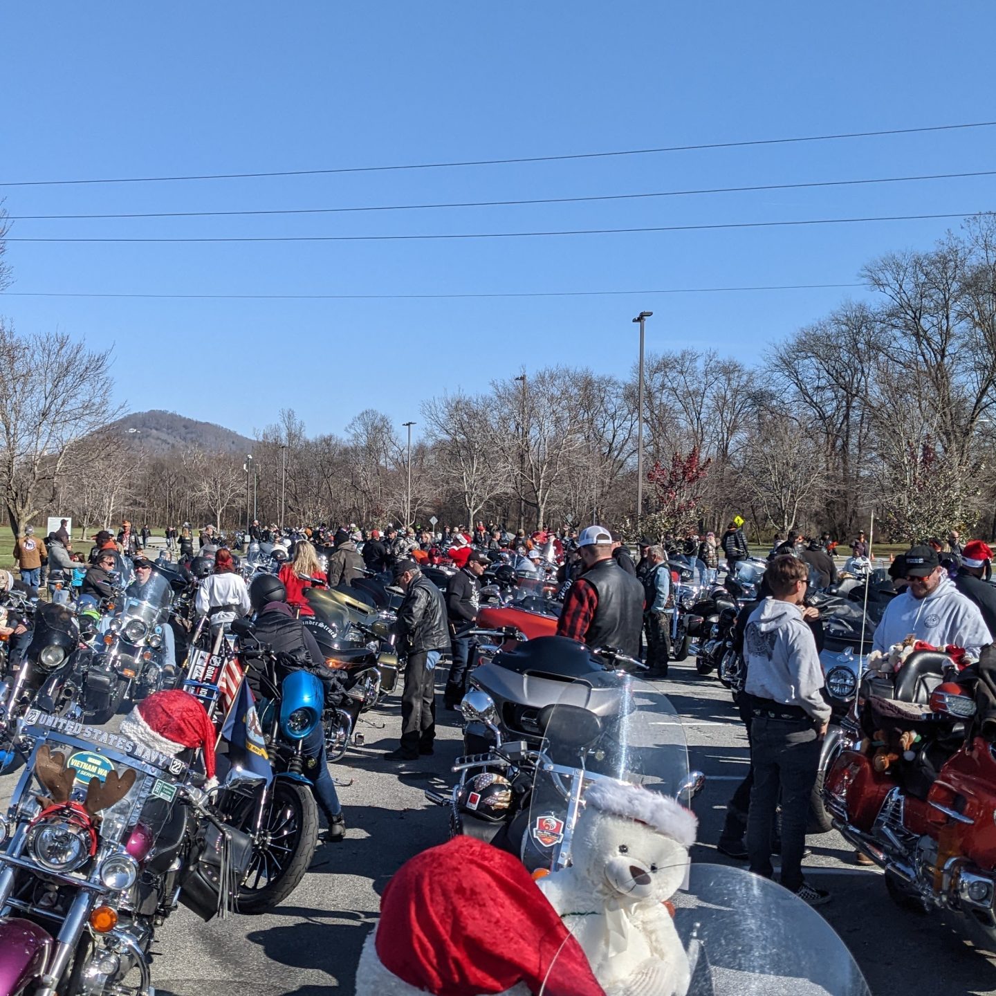 Teague Campbell Donates to Henderson County Toy Run Teague Campbell